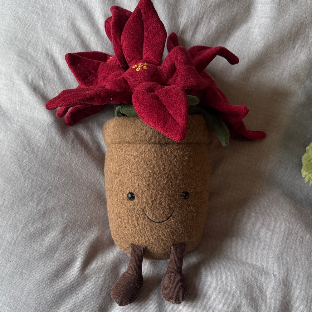 Jellycat Holiday Set with Reindeer, Tree, and Poinsettia - Picture 5 of 13